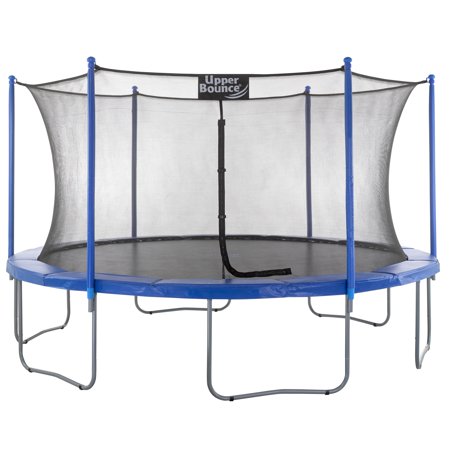 0609224356674 - UPPER BOUNCE TRAMPOLINE AND ENCLOSURE SET EQUIPPED WITH THE NEW UPPER BOUNCE EASY ASSEMBLE FEATURE, 16-FEET