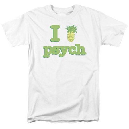 0609328717449 - TREVCO PSYCH-I LIKE PSYCH SHORT SLEEVE ADULT 18-1 TEE, WHITE - XL