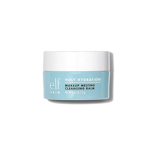 0609332574755 - E.L.F. SKIN MINI HOLY HYDRATION! MAKEUP MELTING CLEANSING BALM, FACE CLEANSER & MAKEUP REMOVER, INFUSED WITH HYALURONIC ACID TO HYDRATE SKIN, 0.45 OZ