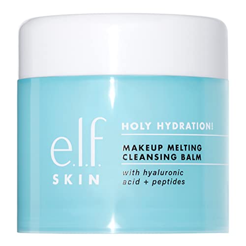 0609332599109 - E.L.F. HOLY HYDRATION! MAKEUP MELTING CLEANSING BALM, FACE CLEANSER & MAKEUP REMOVER, INFUSED WITH HYALURONIC ACID TO HYDRATE SKIN, 2 OZ