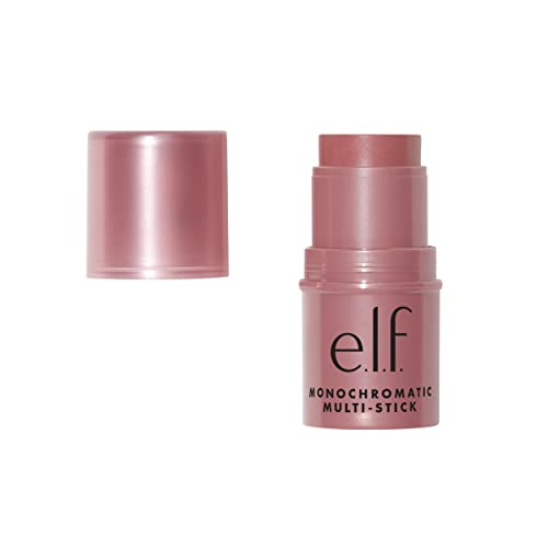 0609332813250 - E.L.F. MONOCHROMATIC MULTI STICK, LUXURIOUSLY CREAMY & BLENDABLE COLOR, FOR EYES, LIPS & CHEEKS, SPARKLING ROSE, 0.17 OZ