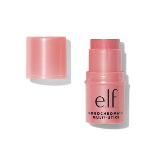 0609332813465 - E.L.F. MONOCHROMATIC MULTI STICK, LUXURIOUSLY CREAMY & BLENDABLE COLOR, FOR EYES, LIPS & CHEEKS, DAZZLING PEONY, 0.17 OZ (5 G)