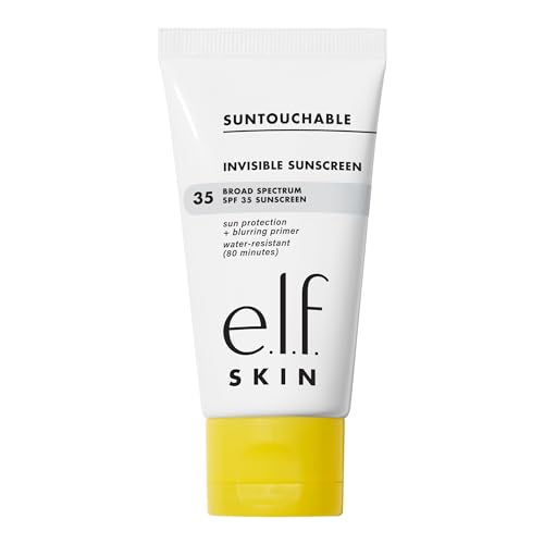 0609332818071 - E.L.F. SKIN SUNTOUCHABLE INVISIBLE SPF 35, LIGHTWEIGHT, GEL-BASED SUNSCREEN FOR A SMOOTH COMPLEXION, DOUBLES AS A MAKEUP PRIMER, VEGAN & CRUELTY-FREE, PACKAGING MAY VARY