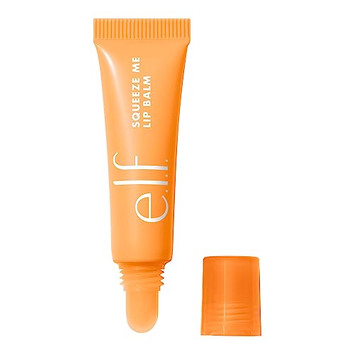0609332819603 - E.L.F. SQUEEZE ME LIP BALM, MOISTURIZING LIP BALM FOR A SHEER TINT OF COLOR, INFUSED WITH HYALURONIC ACID, VEGAN & CRUELTY-FREE, PEACH