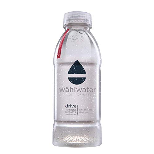 0609411383230 - WÂHIWATER DRIVE ENHANCED BOTTLED WATER WITH ASHWAGANDHA ELEUTHERO AND ELECTROLYTES FOR EXERCISE SUPPORT AND HEALTHY RECOVERY (24-PACK)