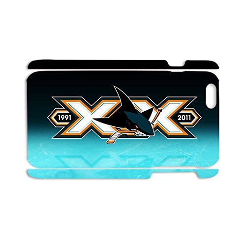 6094304249863 - GENERIC SOLE FOR CHILD PLASTIC DESIGN NHL SAN JOSE SHARKS LOGO FOR APPLE 4.7 INCH IPHONE 6 CASES