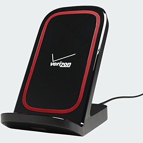 0609465105963 - VERIZON QI WIRELESS CHARGING STAND, DESKTOP CHARGER FOR QI ENABLED SMARTPHONES AND TABLETS - RETAIL PACKAGING - BLACK