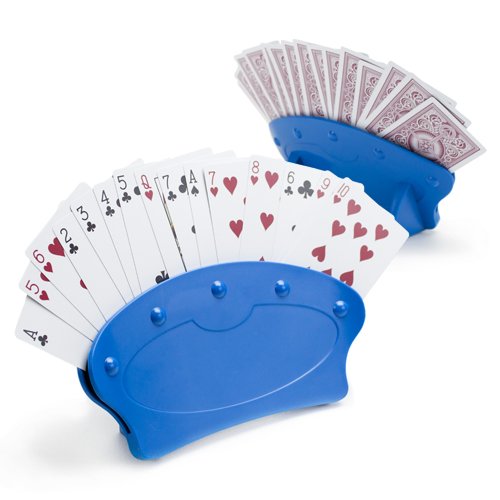 0609465143002 - SET OF TWO HANDS-FREE PLAYING CARD HOLDERS BY BRYBELLY