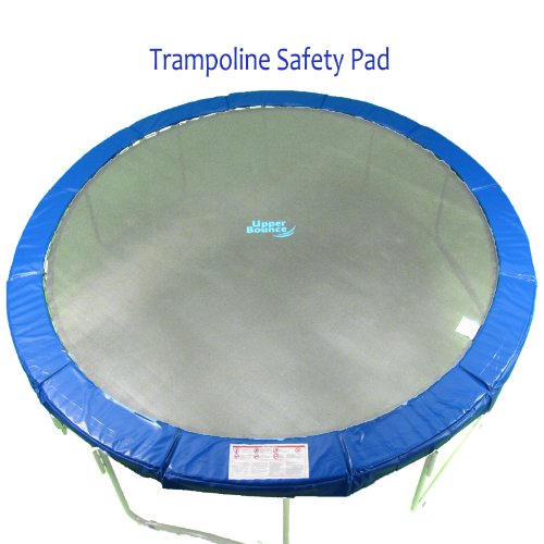 0609465205236 - UPPER BOUNCE SUPER TRAMPOLINE SAFETY PAD (SPRING COVER) FITS FOR 12-FEET ROUND 10-INCH WIDE TRAMPOLINE FRAMES, BLUE