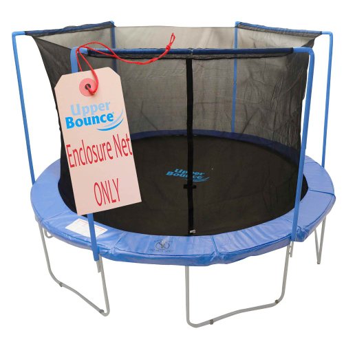0609465205366 - UPPER BOUNCE TRAMPOLINE ENCLOSURE SAFETY NET WITH SLEEVES ON TOP FITS FOR 14-FEET ROUND FRAME USING 3 ARCHES (POLES SOLD SEPARATELY)