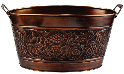 6094734390609 - OLD DUTCH EMBOSSED HERITAGE PARTY TUB, 5-1/2-GALLON, 18 BY 10-1/2 BY 9-1/2-INCH