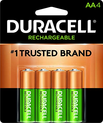 0609525746709 - DURACELL RECHARGEABLE STAYCHARGED AA BATTERIES, 2450 MAH 4 COUNT