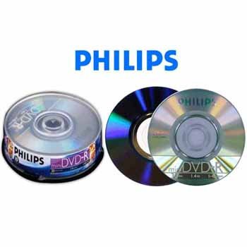 0609585129344 - 10 PHILIPS MINI DVD-R FOR SONY/HITACHI CAM
