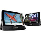 0609585232051 - PHILIPS PD9016P/37 LCD 9 INCHES DUAL PORTABLE DVD PLAYER (BLACK)