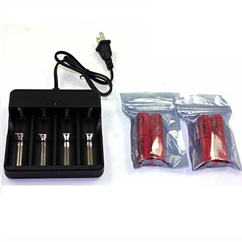 6095905771319 - JAHYSHOW® US 8PCS 2400MAH 3.7V 16340 RECHARGEABLE BATTERY ADD 4 SLOT 18650 16340 14500 AUTOMATIC STOP BATTERY CHARGER ADAPTER FOR FLASHLIGHT CAMERA DI