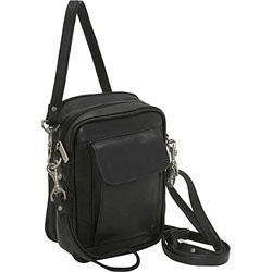 0609613375545 - DAVID KING & CO. MALE BAG WITH ORGANIZER INSIDE, BLACK, ONE SIZE