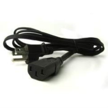 0609613397899 - DELL 3-PRONG COMPUTER POWER SUPPLY CORD FOR COMPUTERS, & MONITORS - STANDARD US OUTLET (YVL-PN-1874571)