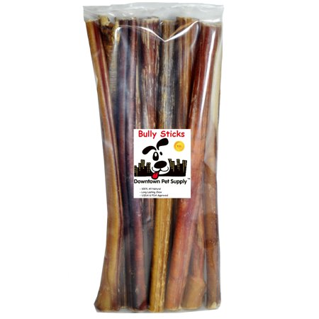 0609722081825 - 12 BULLY STICKS - REGULAR SELECT THICK - DOG CHEW TREATS, 12 INCH (48 PACK), BY DOWNTOWN PET SUPPLY