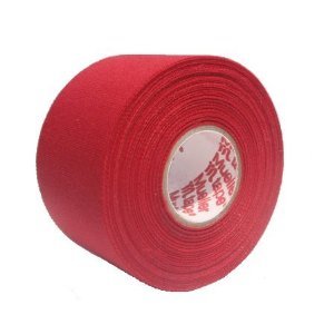 0609722608886 - M-TAPE COLORED ATHLETIC TAPE - RED, 6 ROLLS