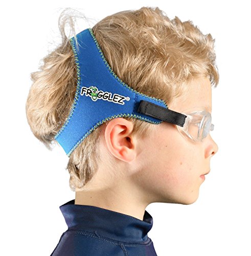 6100638726021 - FROGGLEZ - ADJUSTABLE SWIM GOGGLES FOR KIDS WITH COMFORTABLE STAY ON STRAP - BLUE