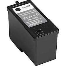 0610074321699 - 1 PK DELL SERIES 8 BLACK INK CARTRIDGE COMPATIBLE INK CARTRIDGE FOR DELL PRINTER MJ264