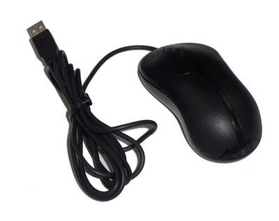 0610079405776 - DELL DELUXE USB OPTICAL 3 BUTTON SCROLL MOUSE XN966, BLACK