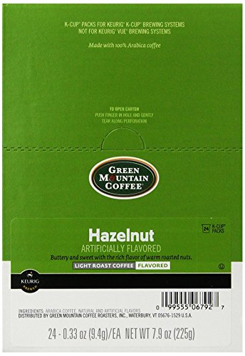 0610098919933 - GREEN MOUNTAIN COFFEE K-CUP PORTION PACK FOR KEURIG K-CUP BREWERS, HAZELNUT (PACK OF 96)