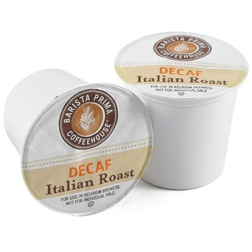 0610098920250 - BARISTA PRIMA COFFEE, ITALIAN ROAST DECAF, K-CUP PORTION PACK FOR KEURIG BREWERS