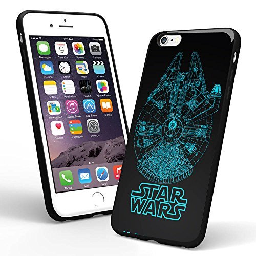 6101389731166 - STAR WARS SHIP BLUEPRINTS FOR IPHONE CASE AND SAMSUNG CASE (IPHONE 6 BLACK)