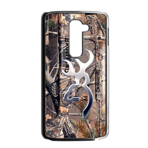 6101777377020 - DIY REALTREE CAMO BROWNING CUTTER CUSTOM CASE SHELL COVER FOR LG G2