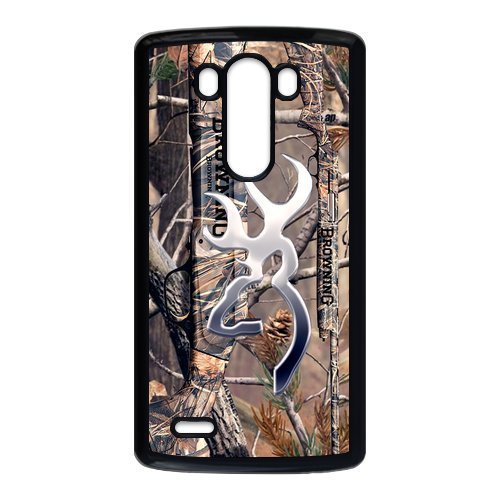 6101777377051 - DIY REALTREE CAMO BROWNING CUTTER CUSTOM CASE SHELL COVER FOR LG G3 (LASER TECHNOLOGY)