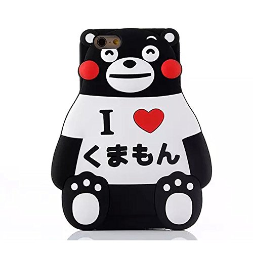 6103176296735 - ZZQ IPHONE 6 PLUS CASE, IPHONE 6 5.5 PROTECTOR COVER, LOVELY 3D KUMAMOTO BEAR CARTOON ANIMAL SILICONE SOFT CASE PROTECTIVE COVER COMPATIBLE FOR APPLE IPHONE 6 PLUS 5.5INCH (I LOVE YOU)