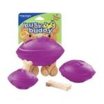 0610358000111 - BUSY BUDDY FOOTBALL TREAT DISPENSING TOY SMALL
