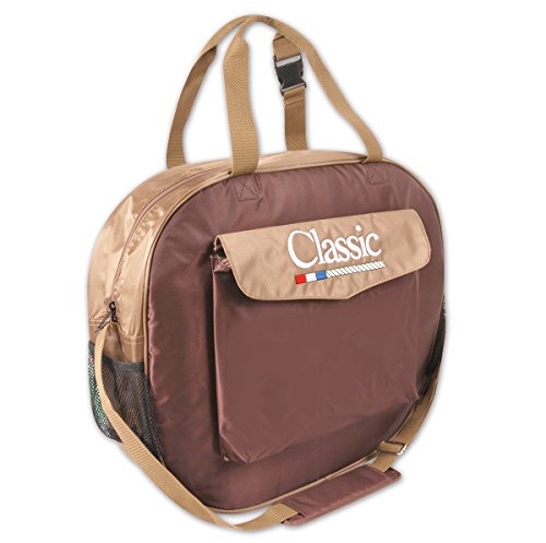 0610393098340 - CLASSIC EQUINE TRADITIONAL ROPE BAG (CHOCOLATE/TAN)