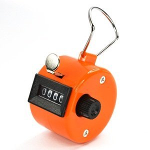 0610395172086 - BLUECELL ORANGE COLOR HANDHELD TALLY COUNTER 4 DIGIT DISPLAY FOR LAP/SPORT/COACH/SCHOOL/EVENT