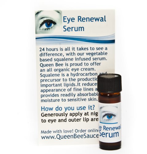 0610395436829 - 24 HOUR ORGANIC EYE RENEWAL SERUM NOTICEABLE REDUCES FINE LINES RIGHT AWAY FROM QUEEN BEE