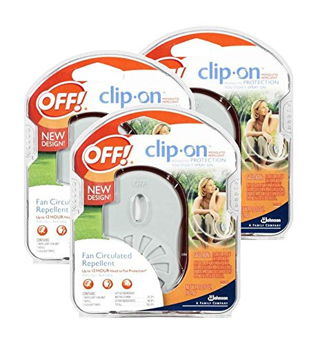0610563559435 - OFF! MOSQUITO CLIP-ON FAN STARTER 3-PACK