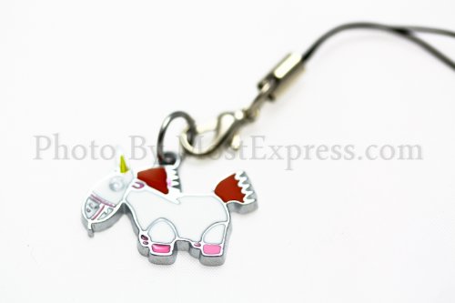 0610563981083 - DESPICABLE ME TOY PHONE CHARM STRAP WITH MINI SNAP HOOK - UNICORN