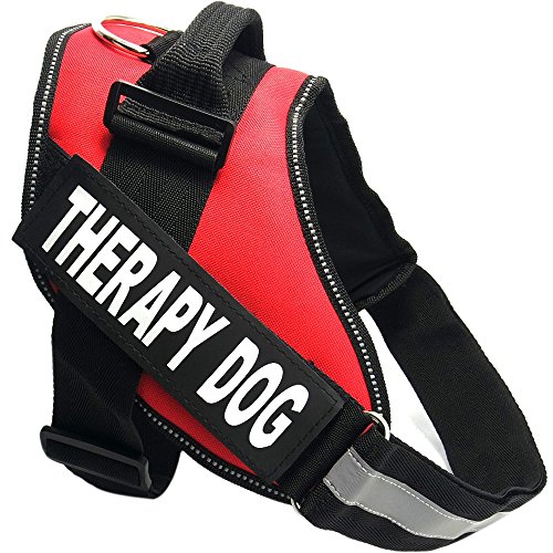 0610600141753 - THERAPY DOG VEST HARNESS FOR PET ADJUSTABLE AND REFLECTIVE PET HARNESSES FOR OUTDOOR TRAINING