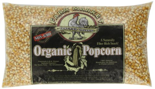 0610708147091 - GREAT NORTHERN POPCORN ORGANIC YELLOW GOURMET POPCORN ALL NATURAL, 5 POUNDS