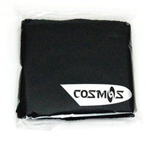 0610708192503 - COSMOS ® PACK OF 4 PCS SOFT COTTON SWEAT SPORT WRISTBAND (BLACK)