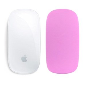 0610708200604 - COSMOS ® SILICONE SOFT SKIN PROTECTOR COVER FOR MAC APPLE MAGIC MOUSE (PINK)