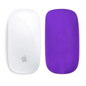 0610708200611 - COSMOS ® SILICONE SOFT SKIN PROTECTOR COVER FOR MAC APPLE MAGIC MOUSE (PURPLE)