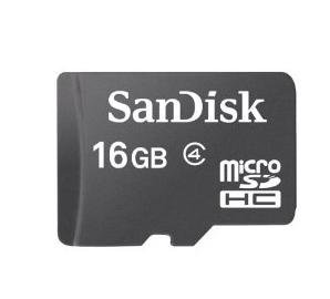 0610708790488 - SANDISK 16 GB MICROSDHC FLASH MEMORY CARD (CARD ONLY) SDSDQM-016G