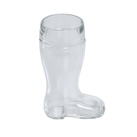 0610939056742 - LIMITED EDITION HALF LITER GERMAN GLASS BEER BOOT