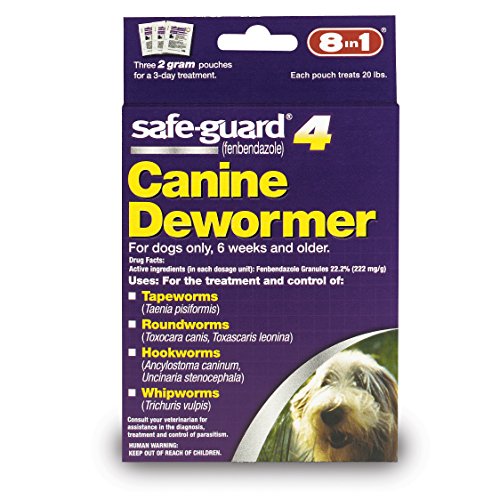 0611102096084 - 8 IN 1 SAFE GUARD CANINE DEWORMER FOR MEDIUM DOGS, 2-GRAM