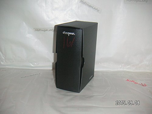 0611231449249 - 1 BLACK DISCGEAR 80-DISC/ART-LITERATURE-HOLDER/ORGANIZER - DISC STORAGE BINDER WITH BOX