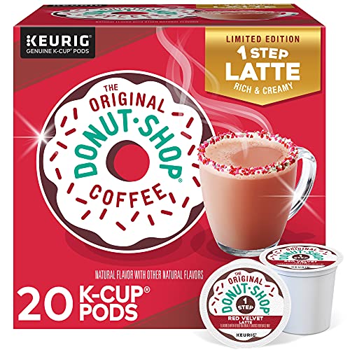 0611247391259 - THE ORIGINAL DONUT SHOP RED VELVET, SINGLE-SERVE COFFEE K CUP PODS, FLAVORED COFFEE, 20 COUNT