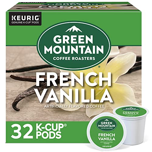 0611247395486 - GREEN MOUNTAIN COFFEE ROASTERS FRENCH VANILLA COFFEE, KEURIG SINGLE-SERVE K-CUP PODS, LIGHT ROAST, 32 COUNT