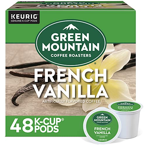 0611247395493 - GREEN MOUNTAIN COFFEE ROASTERS FRENCH VANILLA COFFEE, KEURIG SINGLE-SERVE K-CUP PODS, LIGHT ROAST, 48 COUNT